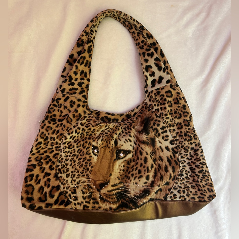 Leopard Print Shoulder Bag